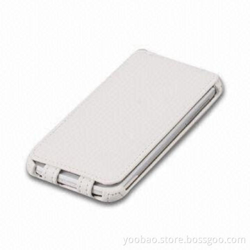 Lively Leather Case for HTC One S, with Elegant Structure and Stitching, Comes in Black/White